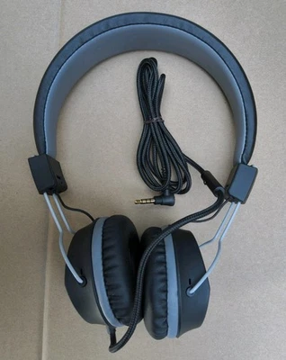  JLAB NEON ON EAR WIRED HEADPHONES BLACK COLOR. - Image 1 of 4