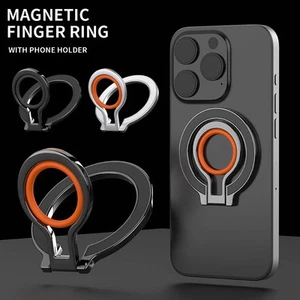 Support Téléphone Portable Universel 360° Anneau Doigt Support Voiture Plaque Métal Magnétique - Photo 1 sur 14