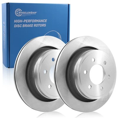 New Rear Disc Rotors For Ford F-150 Lincoln Mark LT 54186 - Image 1 of 4