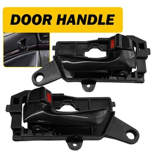 Manija de puerta interior izquierda derecha negra brillante interior para Hyundai Sonata 2008-2010 - Imagen 1 de 12