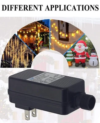 12V 1A Class 2 Power Supply LED Transformer Replacement String Light Inflatable - Image 1 of 4