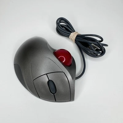 Logitech T-BB18 Trackman Wheel Trackball Mouse USB Wired Tested Works Great! - Image 1 of 4