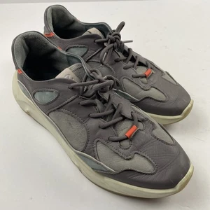 Scarpe sneakers Ecco Chunky uomo US 10 EU 41 grigio pelle casual comode - Foto 1 di 11