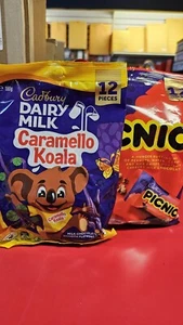 Caramelo Koala 12 Ct 180g. + Picnic 12 Ct 180g Chocolate con Leche Cadbury Australia - Imagen 1 de 8