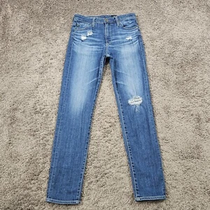 Adriano Goldschmied Jeans Womens 27 R High Rise Ankle Stretch Denim Stevie 26x28 - Picture 1 of 14