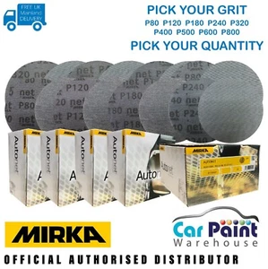 Discos de lijado Mirka Autonet gancho n bucle H&L 150 mm 6" discos de papel de lija Abranet - Imagen 1 de 21