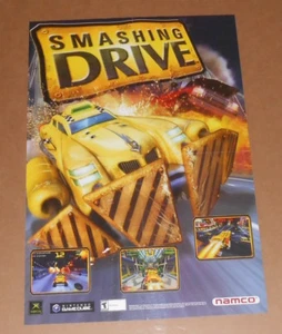 Smashing Drive/Airblade 2-Sided Video Game Poster Original Promo 14x20.5 Xbox - Picture 1 of 2