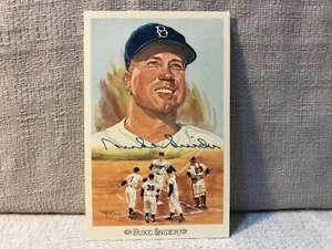 Duke Snider Signed Celebration Perez Steele Hall of Fame Postcard #38 JSA - Picture 1 of 3