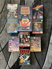NES Game Box Only Lot w/ Cart Case + Foam - 9 Boxes (NO MANUAL,NO GAME) Nintendo