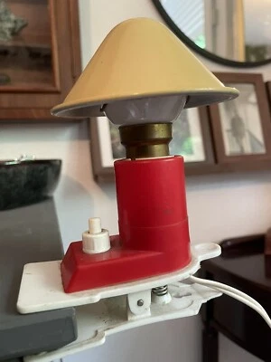 Ancienne Magnifique Lampe Champignon À Pince / Liseuse Vintage Années 70 - Photo 1/4