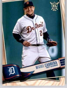 2019 Big League Miguel Cabrera Base Card MLB PWE Tigers #211 - Picture 1 of 2
