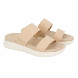 Kensie Jipsy Women Slide Sandal Shoes Nude Tan Synthetic Size 9 - Picture 1 of 4