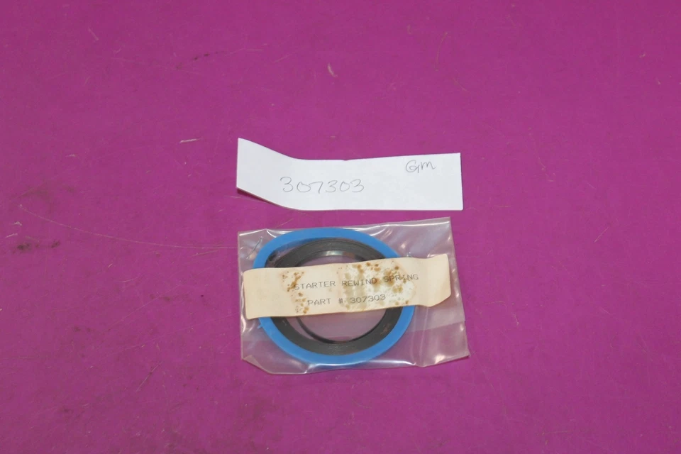 NOS Green Machine Homelite Starter Rewind Spring. Part 307303. GM307303. - Image 1 of 1