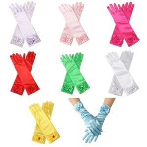 Stylish Layered Bowknot Gloves for Kids Singing Dancing Celebrations Gloves - Picture 1 of 14