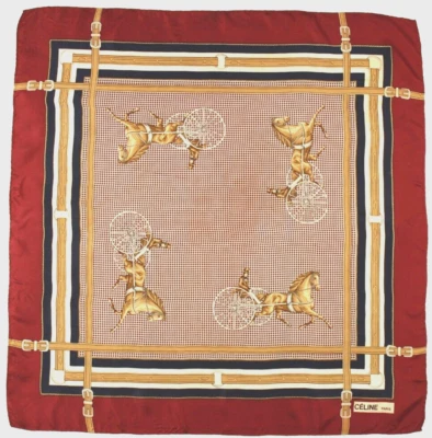 Auténtica bufanda vintage "CELINE" Foto 1 de 4