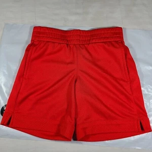 Athletic Works Red Shorts Shorts Size XS 4-5 Elastic Waist & Slash Pockets - Picture 1 of 10