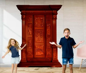 Mural de pared para guardarropa Narnia, calcomanía mágica para papel tapiz. Autoadhesivo - Imagen 1 de 7