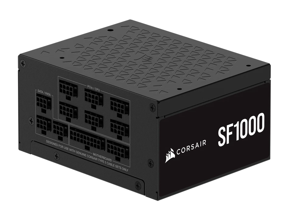 Corsair SF Series (2024) SF1000, 80 PLUS Platinum, Fully Modular SFX Power Suppl - Image 1 of 4