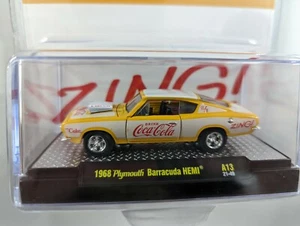 1968 Plymouth Barracuda - 2022 M2 Coca-Cola A13 - Zing! yellow - Picture 1 of 3