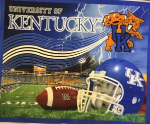 NUEVO PANEL DE LANA NCAA COLEGE KENTUCKY WILDCATS PARA MANTAS ARTESANÍAS TAPICES - Imagen 1 de 9