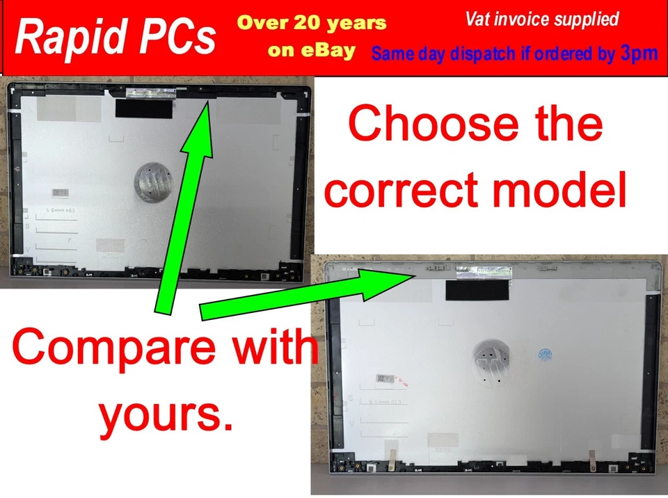 HP 450 455 G8/G9 LID/BACK COVER 2 MODELS - Image 1 of 1