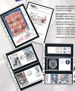  FOGLI SIMPLEX  NERI A 2 TASCHE -CONFEZIONE DA 10  - Imagen 1 de 1