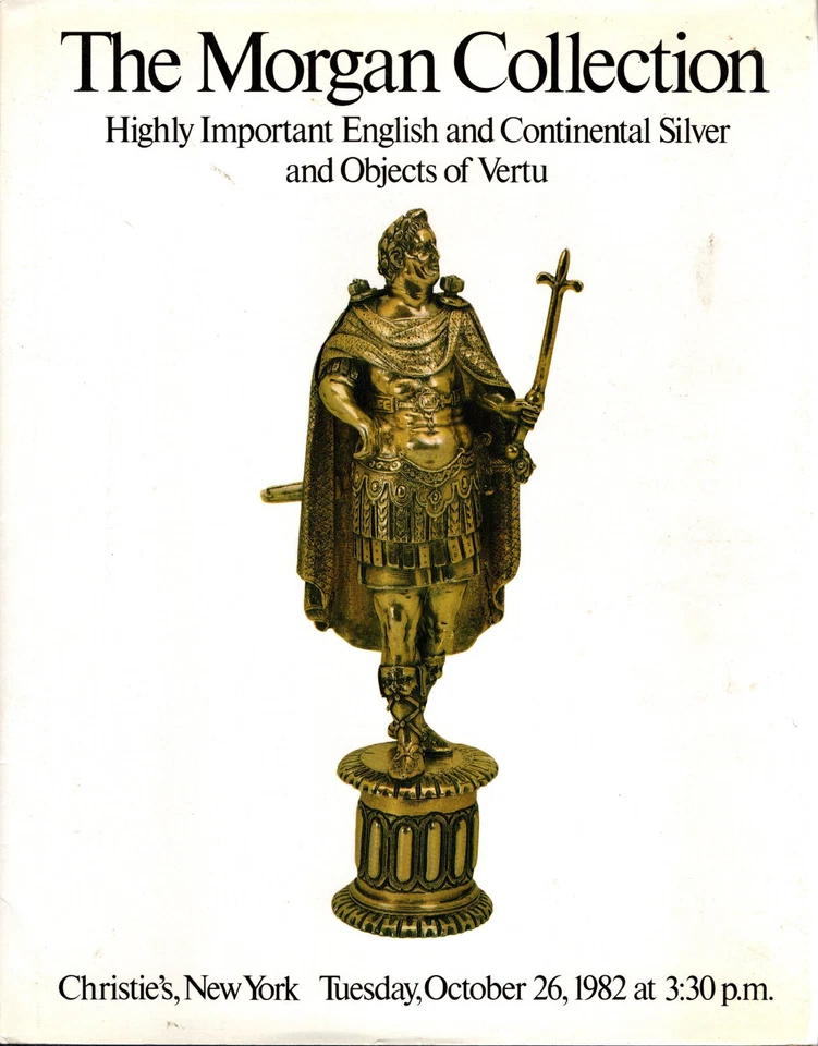 MORGAN Collection SILVER VERTU 10/26/1982 Christies NY - Image 1 of 1