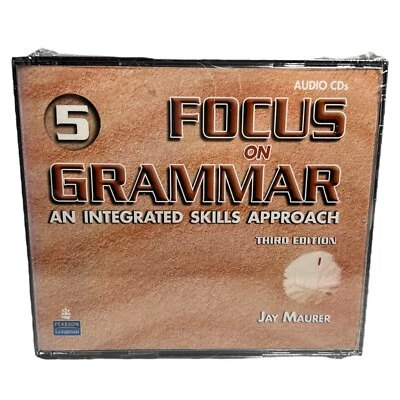 FOCUS ON GRAMMAR 5 AN INTEGRATED SKILLS APPROACH THIRD EDITION AUDIO 3-CD NEW - Image 1 of 3