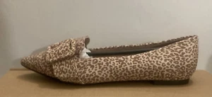 Brinley Co Womens Audrey Slip On Loafer Shoes Tan Leopard Size 5.5 M US - Picture 1 of 6