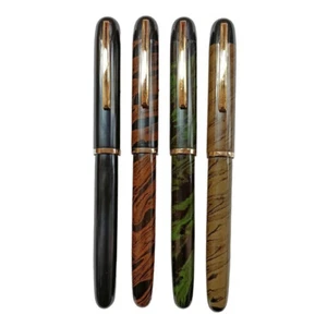 Pluma Estilográfica Woodex Ebonite De Colección Kanwrite No. 5,5 plumín - paquete de 1 SOLO VERDE - Imagen 1 de 2