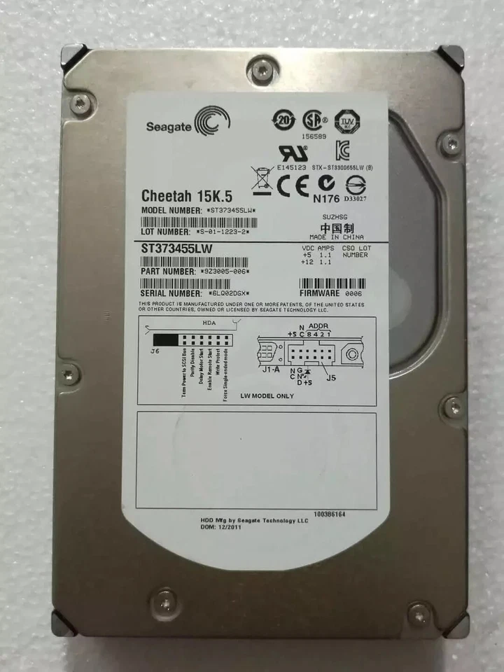 Cheetah 15K.5 73.4 GB,Internal,15000 RPM,3.5" ST373455LW HDD - Image 1 of 2