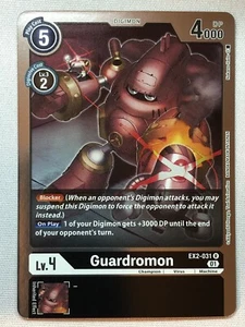 Digimon Digital Hazard Guardromon EX2-031 R NM/M - Bild 1 von 1