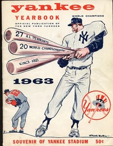 1963 New York Yankees Yearbook VG-EX - Picture 1 of 1
