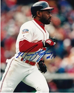 MARQUIS GRISSOM CLEVELAND INDIANS ACTION SIGNED 8x10 - Picture 1 of 1