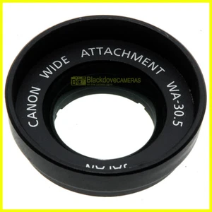 Adjuntivo Gran Angular Canon WA-30.5 Amplio Conversion Lente Tornillo 30,5mm - Photo 1/2