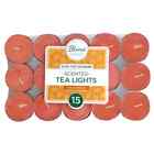 15 Packung Parfümiert Tee Lichter Kerzen - 3.5hr Brennen - Beeren Pfirsich