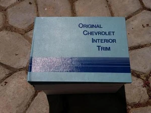 1955-1972 Orig Chevy Interior Upholstery Trim Catalog Swatch Chevrolet Vintage - Picture 1 of 8