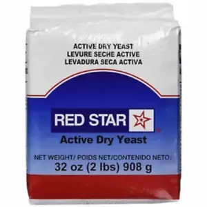 Red Star Active Dry Yeast, 2 Pound Pouch USA *FREE SHIPPING - Picture 1 of 6