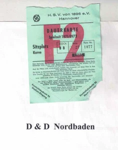 Ticket / Eintrittskarte   71/72   Freundschaft   Hannover 96 - Dinamo Zagreb - Bild 1 von 1
