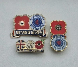 RARE GLASGOW RANGERS SET OF 3 PIN BADGES RFC - Picture 1 of 2