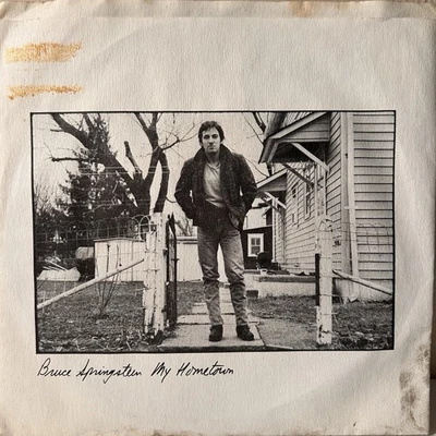 Bruce Springsteen My Hometown 7” 1985 VG B-side Santa Claus Is Coming’ To Town - Image 1 of 4
