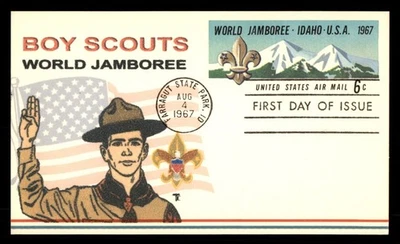Mayfairstamps US FDC 1967 Idaho boy scouts world jamboree First Day Cover aau_69 - Image 1 of 2