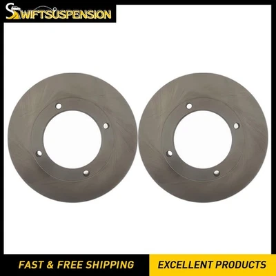 Rotor de freno de disco delantero QuRuCar 2 piezas para Honda Civic 1973-1979 Foto 1 de 4