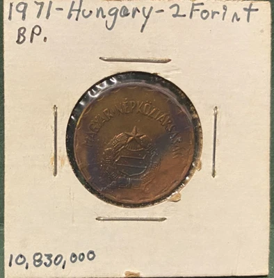 HUNGARY, 1971, 2 Forint, BP, coin, circulated - Image 1 of 4