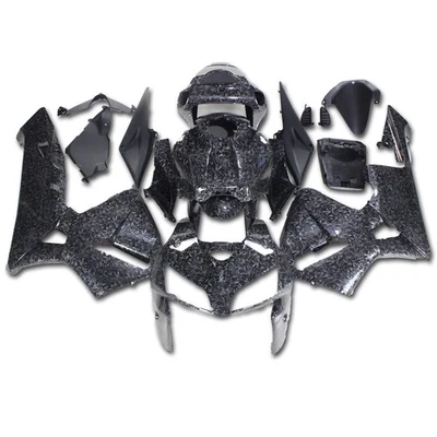 New Forged Carbon Fiber Painted Fairing for Honda CBR600RR 2005-2006 Black Frame - Image 1 of 4