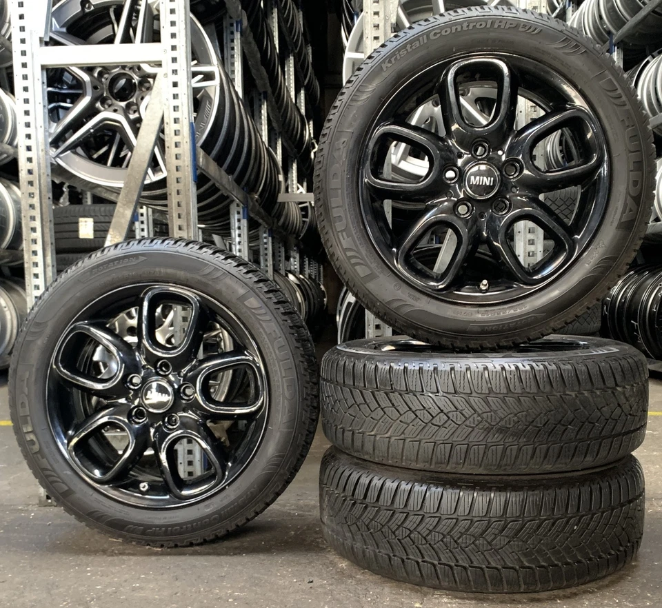 4x Original MINI Winterräder 195/55 R16 87H - für F55 F56 F56 BEV F57 2672 - Bild 1 von 3