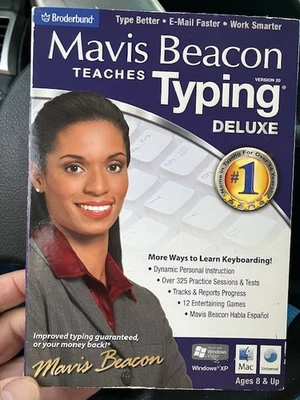 Mavis Beacon Teaches Typing Deluxe V20 (PC/Mac) *New,Sealed* O - Image 1 of 2