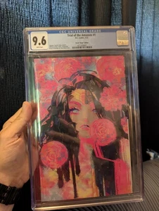 CGC 9.6 Trial of the Amazons #1 Rose Besch 1:100 Incentive Fluorescent Ink - Bild 1 von 7
