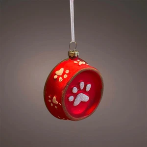 Decoris - Ornament "Tiernapf" Glas 8cm - Bild 1 von 2