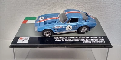 1:43 UNIVERSAL HOBBY EAGLE RACE CHEVROLET CORVETTE GRAND SPORT #3 SEBRING 1964 - Immagine 1 di 4
